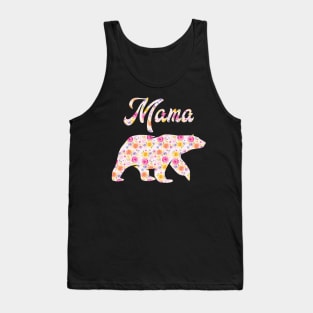 Mama Bear Floral' Mama Bear Tank Top